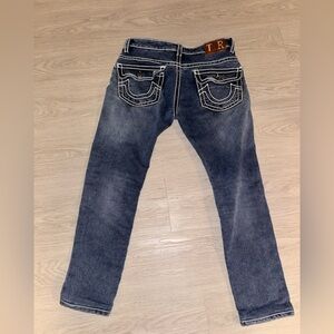 Y2K True Religion Big Stitch Mens Denim Jeans|33 Made In USA|Silver Hardware|